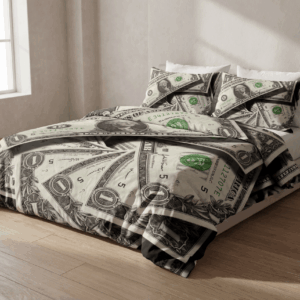 Duvet cover dollar + pillowcase