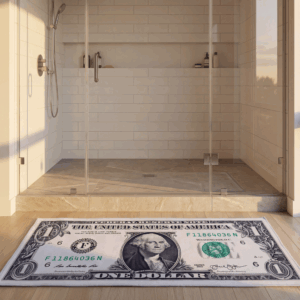 Multi purpose rug 50 x 80 cm 1 dollar bill