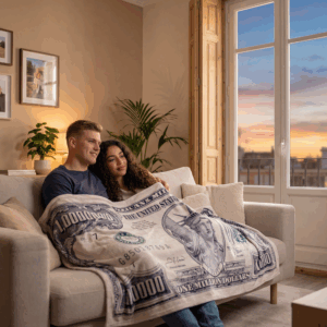flannel fleece blanket 1 million dollar 127 cm x 153 cm